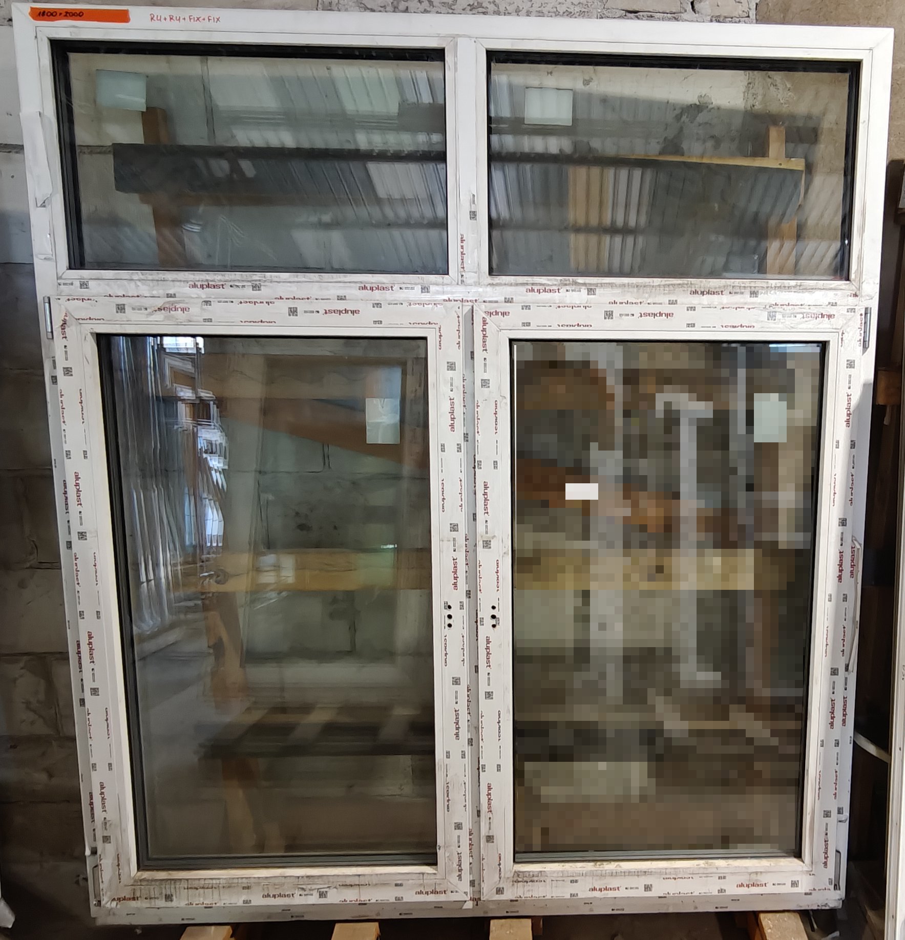 1800x2000 - okno PVC